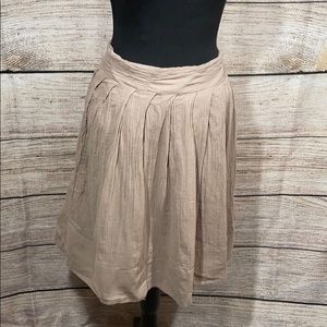 Tan Crinkle Skirt NWOT Size 16